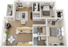 The Stardust 3D floorplan